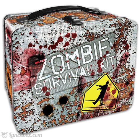 zombie survival kit metal lunch box|Zombie Survival Kit Ammo Can Lunchbox — .